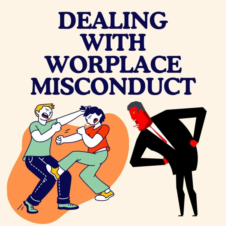 dealing with worplace misconduct